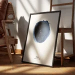 affiche cancer avec typographie personnalisee illustration du signe astrologique encadre.webp