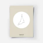 affiche capricorne beige avec illustration noire de la constellation et texte ty.webp