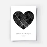 affiche coeur noir carte personnalisee en forme de c ur noir sur fond blanc avec.webp