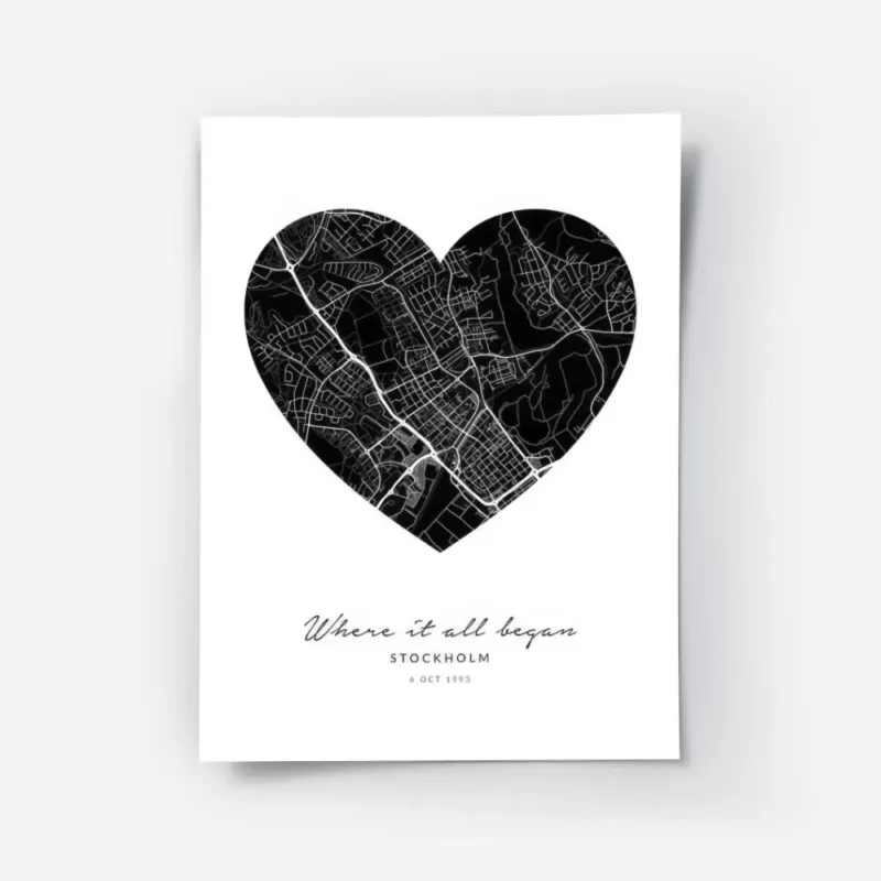 affiche coeur noir carte personnalisee en forme de c ur noir sur fond blanc avec.webp
