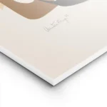 affiche collage de formes geometriques courbes aux couleurs terreuses et bleues lightpanel.webp