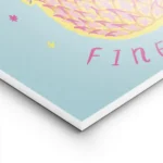 affiche coloree dun ananas stylise avec des etoiles sur fond bleu typographie fi lightpanel.webp