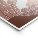 affiche coloree dun grand poisson bleu et de petits poissons multicolores nagean lightpanel.webp