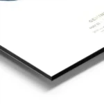 affiche constellation gemeaux avec un cercle bleu en arriere plan et du texte do aluminium.webp