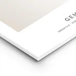 affiche constellation gemeaux en noir sur fond beige avec typographie du nom du lightpanel.webp