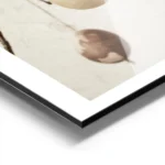 affiche d ufs peints aux couleurs terreuses suspendus a des branches des ornemen aluminium.webp