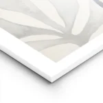 affiche dalgues abstraites a laquarelle avec des formes grises et une algue bleu lightpanel.webp