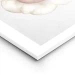 affiche dart a laquarelle avec un renard marron endormi sur un nuage etreignant lightpanel.webp
