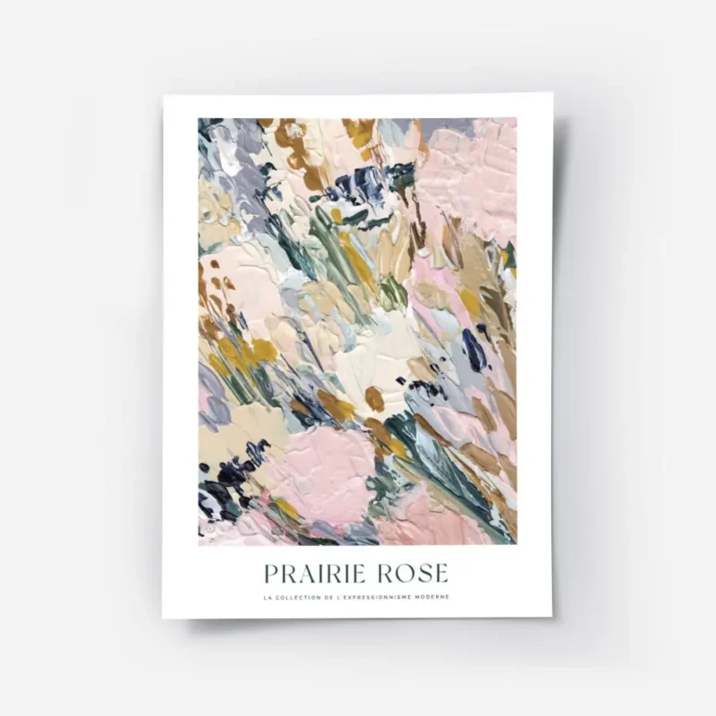 affiche dart abstrait aux couleurs pastel texture peinte epaisse tons de rose ve.webp