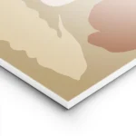 affiche dart abstrait avec formes organiques violettes beiges noires et brunes s lightpanel.webp