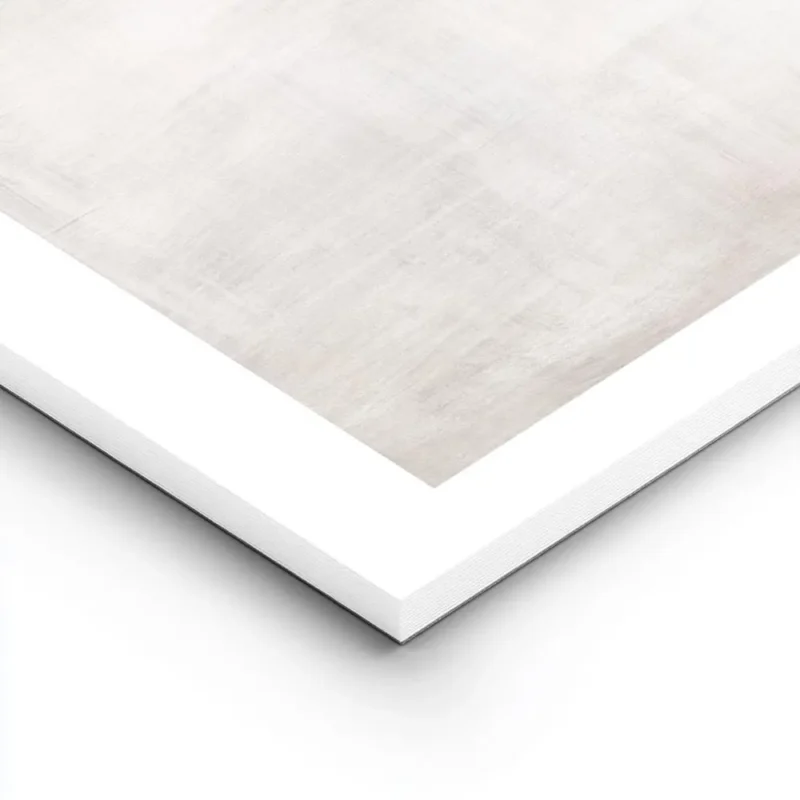 affiche dart abstrait calme beige avec des tons creme marron clair et blanc effe lightpanel.webp