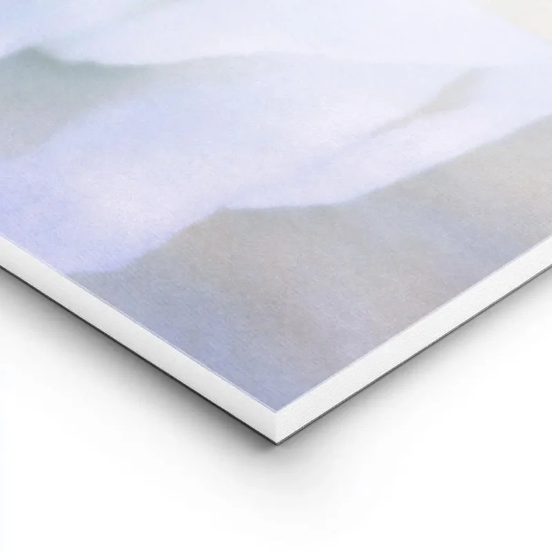 affiche dart abstrait de tissu drape doux bleute et peche avec des textures ondu lightpanel.webp