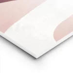 affiche dart abstrait moderne avec des formes asymetriques bordeaux rose clair e lightpanel.webp