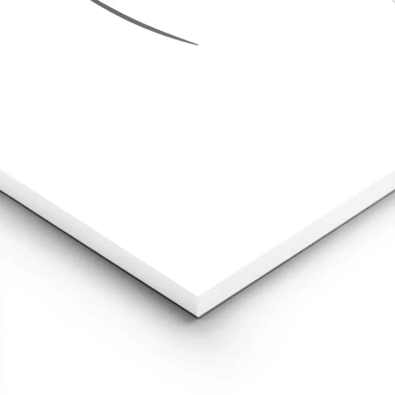 affiche dart lineaire montrant un couple sembrassant sur un fond blanc typograph lightpanel.webp