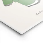 affiche de babar lelephant vetu dun costume vert et dun n ud papillon rouge sur lightpanel.webp