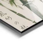 affiche de bambou peinte a la main dans un style traditionnel est asiatique util aluminium.webp