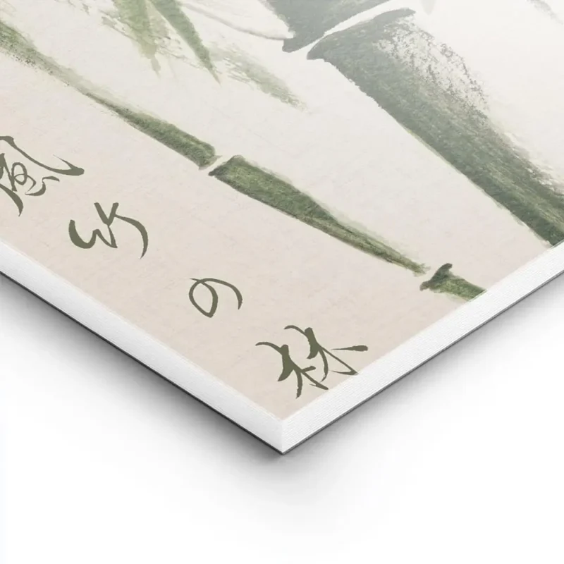 affiche de bambou peinte a la main dans un style traditionnel est asiatique util lightpanel.webp