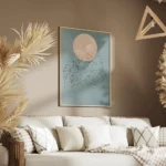 affiche de boris draschoff illustration graphique dune volee doiseaux noirs deva salon.webp