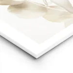 affiche de branches deucalyptus dorees et blanches sur un fond beige clair avec lightpanel.webp