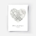 affiche de carte en forme de c ur beige representant une ville avec le texte whe.webp