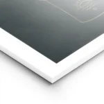 affiche de chiromancie avec une main doree et des signes astronomiques sur fond lightpanel.webp