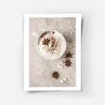 affiche de chocolat chaud avec creme fouettee cannelle et anis etoile sur un fon.webp