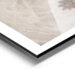 affiche de chocolat chaud avec creme fouettee cannelle et anis etoile sur un fon aluminium.webp