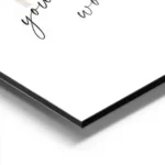 affiche de citation minimaliste avec le texte noir vous etes le plus grand proje aluminium.webp