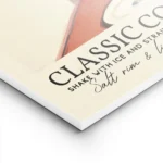 affiche de cocktail margarita classique typographie et verre de margarita avec t lightpanel.webp