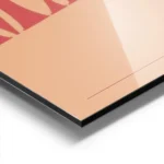 affiche de cocktail margarita epicee avec texte typographie orange et rouge aluminium.webp