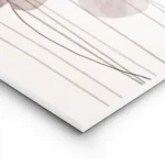 affiche de coquelicots translucides aux teintes sombres sur fond clair avec des lightpanel.webp