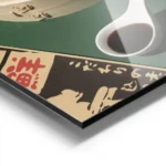 affiche de cuisine asiatique avec des baozi cuits a la vapeur dans un panier en aluminium.webp