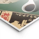 affiche de cuisine asiatique avec des baozi cuits a la vapeur dans un panier en lightpanel.webp