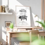 affiche de cuisine avec un schema de decoupe du porc et les noms des morceaux ty bureau.webp