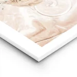 affiche de deux cocktails champagne rose dans des verres en cristal avec tranche lightpanel.webp