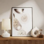 affiche de deux coupes de champagne et dun verre a vin vus du dessus avec des re meuble.webp