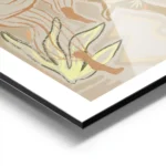 affiche de deux femmes dansant sous la lune dans une ambiance nocturne avec une aluminium.webp