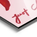 affiche de deux piments rouges sur fond rose avec le texte just chillin en typog aluminium.webp