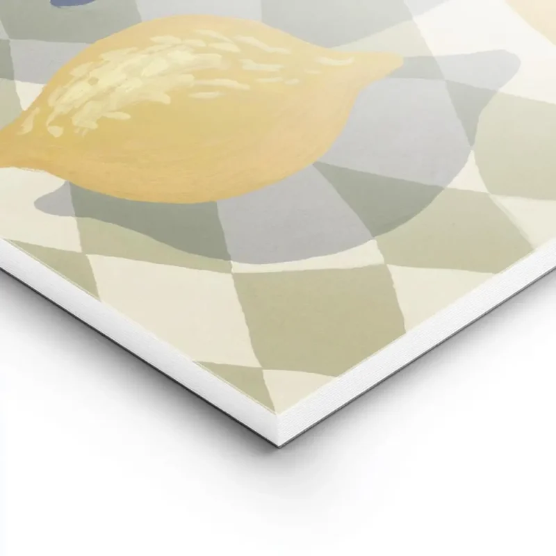 affiche de deux sardines sur une assiette avec un citron et des citrons coupes s lightpanel.webp