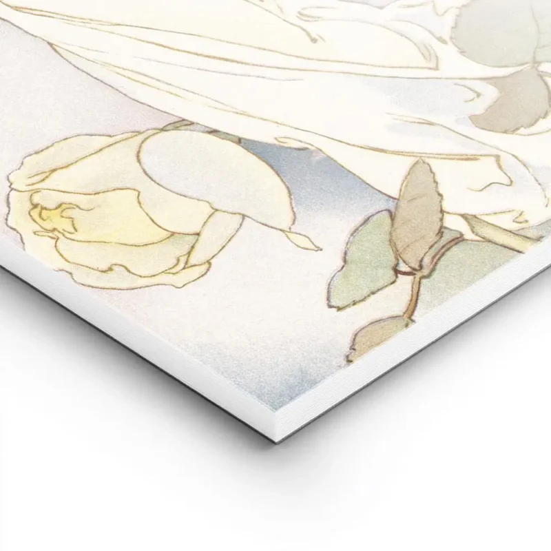 affiche de fee des fleurs de laura coombs hills typographie romantique avec une lightpanel.webp