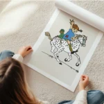 affiche de fifi brindacier a cheval avec m en rouleau.webp