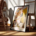 affiche de fifi brindacier sautant devant la villa drolederepos avec une typogra encadre.webp