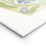 affiche de fleurs bleues et vertes stylisees dans un vase jaune pale avec des mo lightpanel.webp