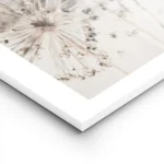 affiche de fleurs dallium sechees beiges sur fond clair avec des typographies te lightpanel.webp