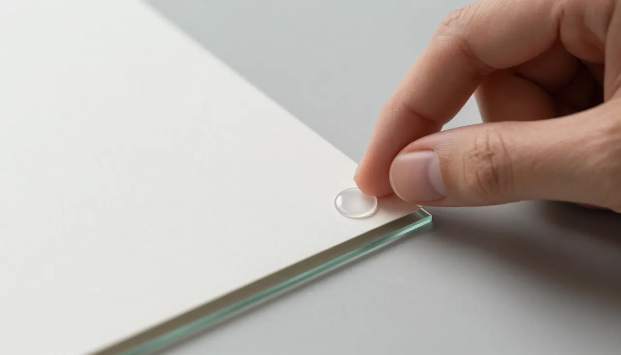 Fixation invisible d'une image dans le cadre